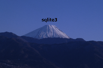 真冬の富士山遠謀